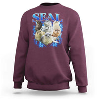 Baby Seals Sweatshirt Retro Sea Dog Bootleg Vintage Graphic 90s