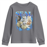Baby Seals Youth Sweatshirt Retro Sea Dog Bootleg Vintage Graphic 90s