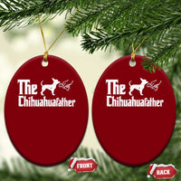 Chihuahua Dad Ceramic Ornament Fathers Day Gifts For Dog Lovers
