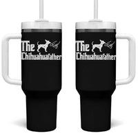 Chihuahua Dad Tumbler With Handle Fathers Day Gifts For Dog Lovers