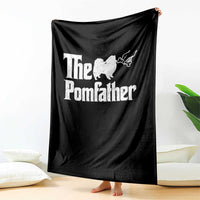 Pomeranian Dad Throw Blanket The Pom Father Fathers Day Gifts For Dog Lovers