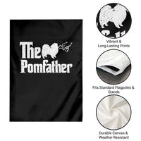 Pomeranian Dad Garden Flag The Pom Father Fathers Day Gifts For Dog Lovers