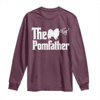Pomeranian Dad Long Sleeve Shirt The Pom Father Fathers Day Gifts For Dog Lovers