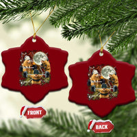 Hamster Deadlift Ceramic Ornament Funny Cute Rat Fitness Gym Weightlifting Meme