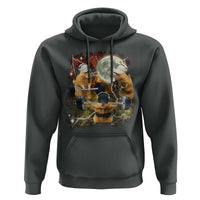 Hamster Deadlift Hoodie Funny Cute Rat Fitness Gym Weightlifting Meme
