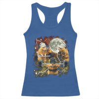 Hamster Deadlift Racerback Tank Top Funny Cute Rat Fitness Gym Weightlifting Meme