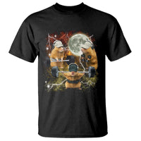 Hamster Deadlift T Shirt Funny Cute Rat Fitness Gym Weightlifting Meme