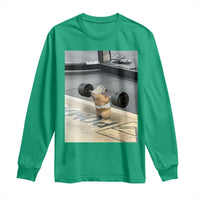 Hamster Gym Long Sleeve Shirt Funny Rat Workout Weightlifting Pump Cover
