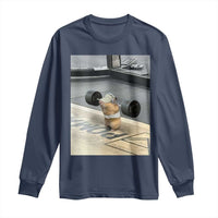 Hamster Gym Long Sleeve Shirt Funny Rat Workout Weightlifting Pump Cover