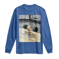 Hamster Gym Long Sleeve Shirt Funny Rat Workout Weightlifting Pump Cover