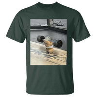 Hamster Gym T Shirt Funny Rat Workout Weightlifting Pump Cover