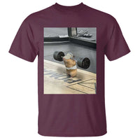 Hamster Gym T Shirt Funny Rat Workout Weightlifting Pump Cover