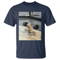 Hamster Gym T Shirt Funny Rat Workout Weightlifting Pump Cover
