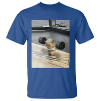 Hamster Gym T Shirt Funny Rat Workout Weightlifting Pump Cover