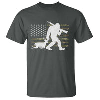 Bigfoot Camo Deer Hunting T Shirt Camo USA Flag Buck Season Sasquatch