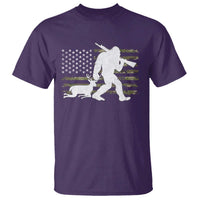Bigfoot Camo Deer Hunting T Shirt Camo USA Flag Buck Season Sasquatch