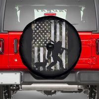 Bigfoot Deer Hunting Spare Tire Cover Camo US Flag Deer Elk Buck Hunting Hunter Dad
