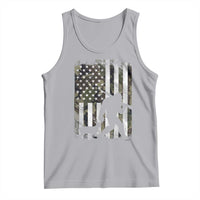 Bigfoot Deer Hunting Tank Top Camo US Flag Deer Elk Buck Hunting Hunter Dad