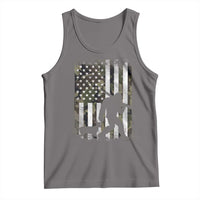 Bigfoot Deer Hunting Tank Top Camo US Flag Deer Elk Buck Hunting Hunter Dad