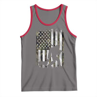 Bigfoot Deer Hunting Tank Top Camo US Flag Deer Elk Buck Hunting Hunter Dad