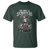 Funny Tis But A Scratch Medieval Warrior Knight T Shirt Funny Gift Sarcastic Quote