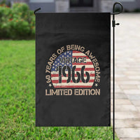 60th Birthday Garden Flag Vintage 1966 60 Year Old Birthday USA Flag