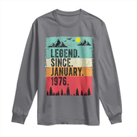 Personalized 1976 Birthday Long Sleeve Shirt Custom Date Vintage Retro 50th Birthday Gifts 50 Years Old