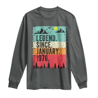 Personalized 1976 Birthday Long Sleeve Shirt Custom Date Vintage Retro 50th Birthday Gifts 50 Years Old