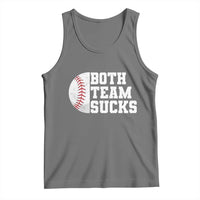 Funny Baseball Tank Top Both Teams Sucks Meme