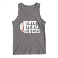 Funny Baseball Tank Top Both Teams Sucks Meme