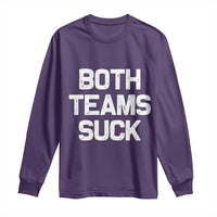 Both Team Sucks Long Sleeve Shirt Funny Game Day Sports Meme
