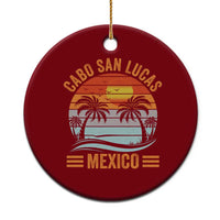 Cabo San Lucas Mexico Ceramic Ornament Beach Summer Vacation Family Trip Retro 70s - Wonder Print Shop