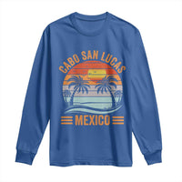 Cabo San Lucas Mexico Long Sleeve Shirt Beach Summer Vacation Family Trip Retro 70s - Wonder Print Shop