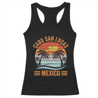 Cabo San Lucas Mexico Racerback Tank Top Beach Summer Vacation Family Trip Retro 70s - Wonder Print Shop