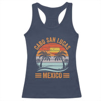 Cabo San Lucas Mexico Racerback Tank Top Beach Summer Vacation Family Trip Retro 70s - Wonder Print Shop