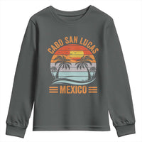 Cabo San Lucas Mexico Youth Sweatshirt Beach Summer Vacation Family Trip Retro 70s - Wonder Print Shop