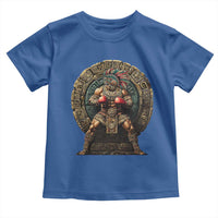 Boxing Mexico Toddler T Shirt Aztec Warrior Mexican Dad Gifts