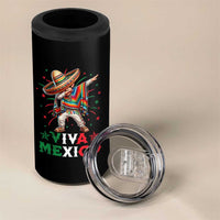 Mexican Boy Dabbing 4 in 1 Can Cooler Tumbler Poncho Cinco de Mayo Flag Viva Mexico