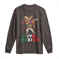 Mexican Boy Dabbing Long Sleeve Shirt Poncho Cinco de Mayo Flag Viva Mexico
