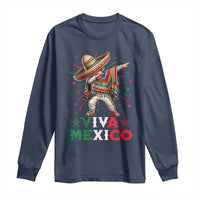 Mexican Boy Dabbing Long Sleeve Shirt Poncho Cinco de Mayo Flag Viva Mexico