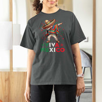 Mexican Boy Dabbing T Shirt For Women Poncho Cinco de Mayo Flag Viva Mexico