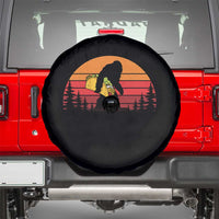 Retro Bigfoot Taco Spare Tire Cover Funny Cinco de Mayo Sasquatch Lovers