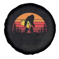 Retro Bigfoot Taco Spare Tire Cover Funny Cinco de Mayo Sasquatch Lovers