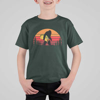 Retro Bigfoot Taco T Shirt For Kid Funny Cinco de Mayo Sasquatch Lovers