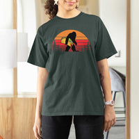 Retro Bigfoot Taco T Shirt For Women Funny Cinco de Mayo Sasquatch Lovers
