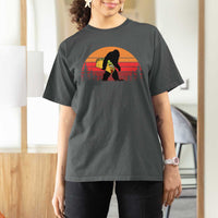 Retro Bigfoot Taco T Shirt For Women Funny Cinco de Mayo Sasquatch Lovers