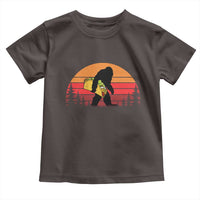 Retro Bigfoot Taco Toddler T Shirt Funny Cinco de Mayo Sasquatch Lovers