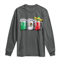 Funny Mexican Long Sleeve Shirt Mexico Beer Mexican Flag Sombrero Hat