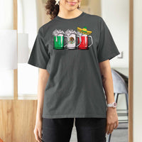 Funny Mexican T Shirt For Women Mexico Beer Mexican Flag Sombrero Hat