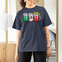 Funny Mexican T Shirt For Women Mexico Beer Mexican Flag Sombrero Hat